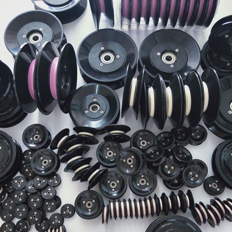 L推薦好物#陶瓷塑膠組合導輪過線輪紡織放線架線纜機械張力槍導輪1006 1004