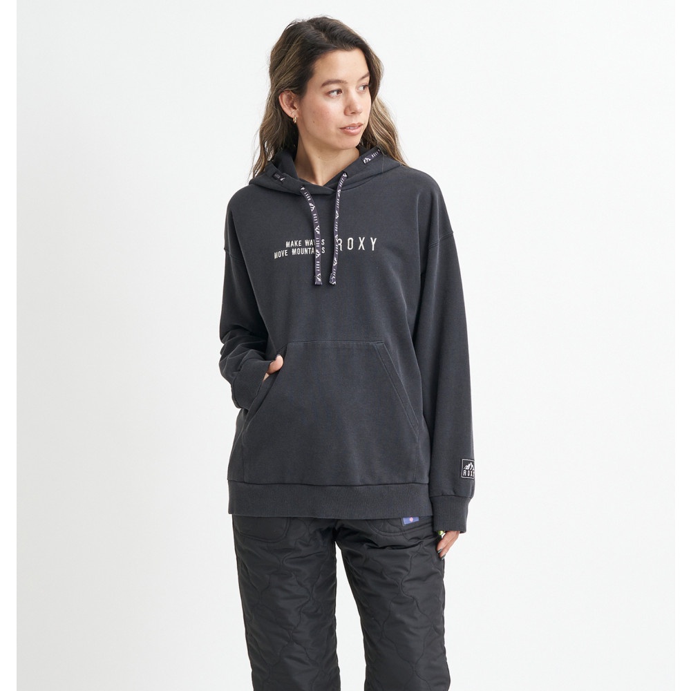 ROXY - M.W.M.M HOODIE 女款 帽T 連帽上衣 灰色