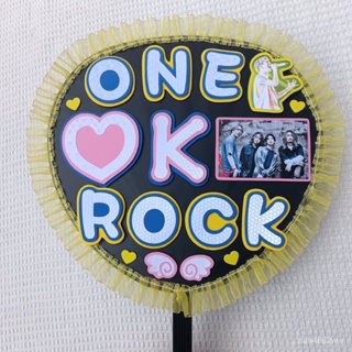 ONE OK ROCK 週邊one ok rock應援反光扇子Taka森內貴寬搖滾樂隊演唱會定製定做A OBU1