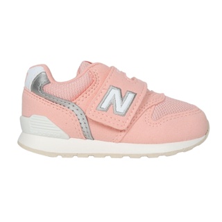 NEW BALANCE 女小童運動休閒鞋-WIDE( 996系列 NB 寬楦「IZ996BB3」 珊瑚橘白銀