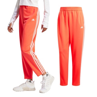 Adidas TR-ES 3S PT 女款 淺紅色 休閒 運動 口袋 長褲 IS3970