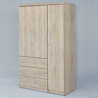 YoStyle 肯特4x7衣櫃(橡木色) 衣櫥 置物櫃 收納櫃 專人配送