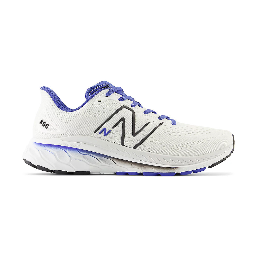 New Balance 860 V13 男 亮白藍色 寬楦 緩震 運動鞋 路跑 慢跑鞋 M860F13