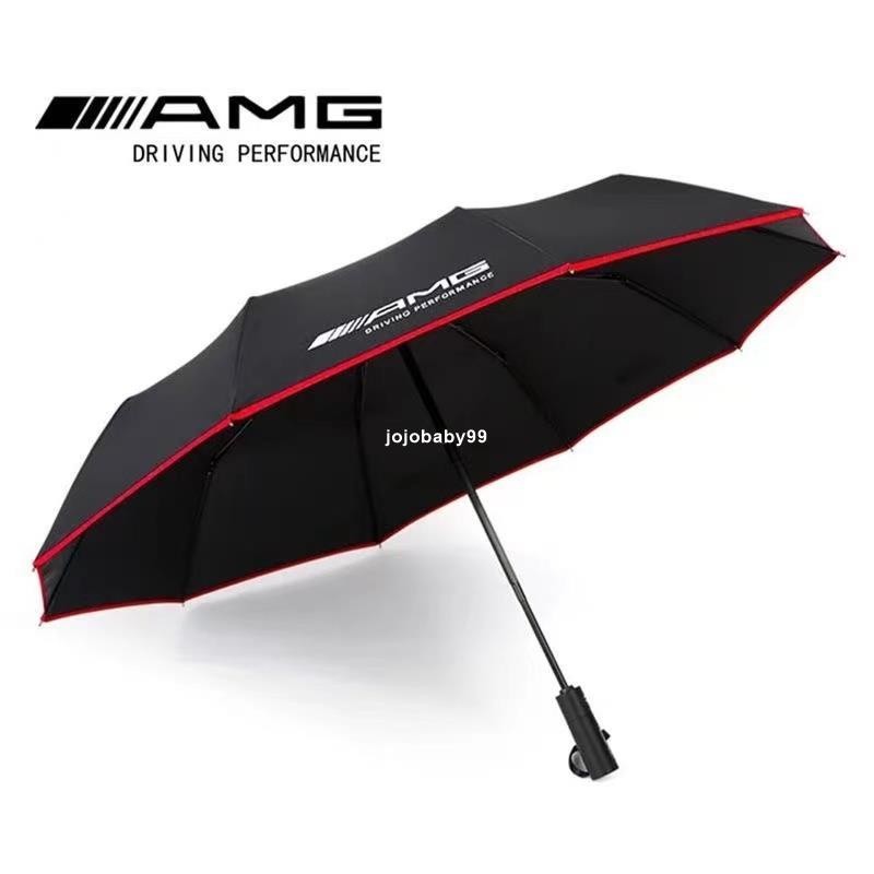 RS個性奧迪Audi雨傘德國原裝原廠4S店車載專用超大長柄改裝紅骨晴雨傘