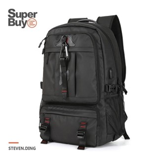 <Superbuy>大容量雙肩包/商務後背包 防泼水背包/通勤包 15.6/17吋筆電包電腦包 防盜公事包/戶外旅行包