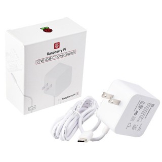 iCShop 原廠 Raspberry Pi 5 27W Type-C 電源變壓器 (白)