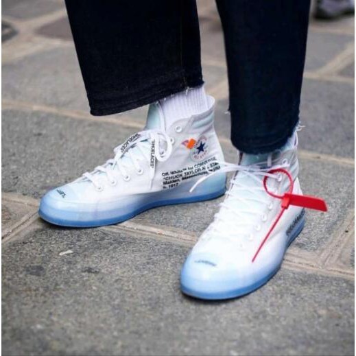 OFF-WHITE X CONVERSE Chuck Taylor 70s 高筒 冰底 白 162204