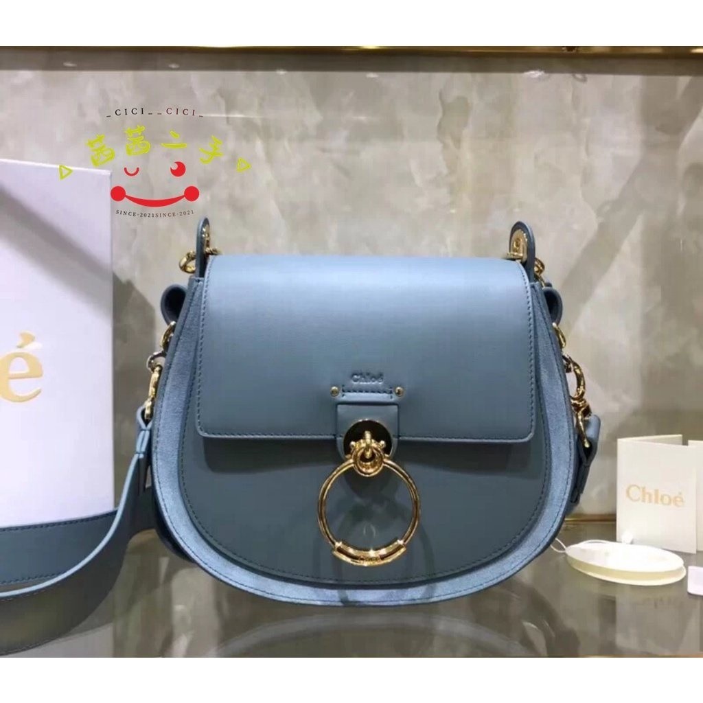 茜茜二手 CHLOE 蔻依 PETIT SAC TESS 小號 小苔袋 馬鞍包 肩背包 斜背包739421533