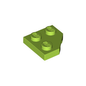 [樂磚庫] LEGO 26601 楔形 平版型 萊姆色 2x2 6228995