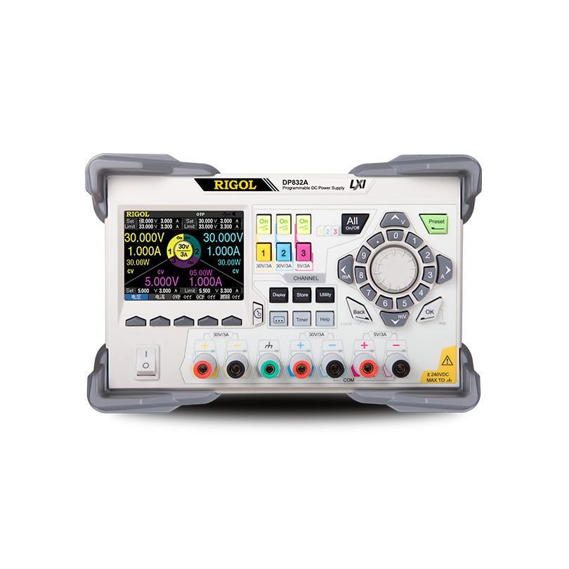 【RIGOL】DP832 - 直流電源供應器(3CH / 30V.3A / 195W)