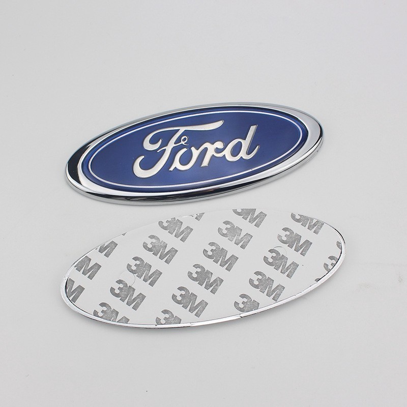 適用於FORD前後標車貼LOGO 車尾標 機蓋標後尾箱中網標貼 福特Focus Mondeo Fiesta