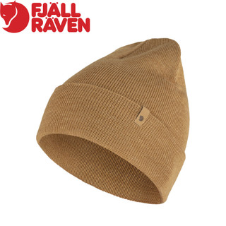 【Fjallraven 小狐狸 Classic Knit Hat 針織羊毛帽《蕎麥棕》】F77368/冬季帽/針織帽