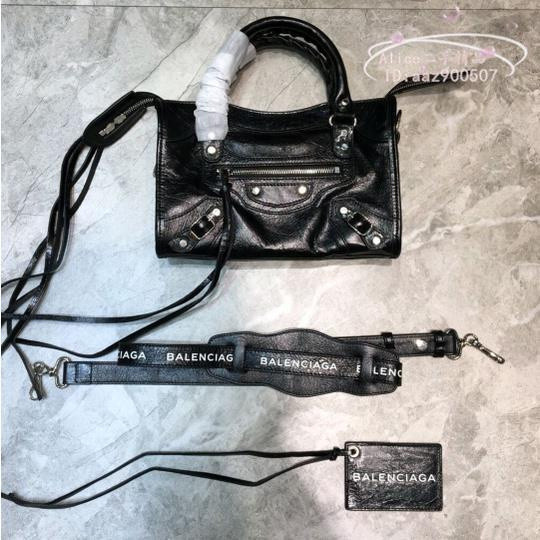 二手巴黎世家 Balenciaga mini city 機車包 迷你經典款 手提包 斜背包 肩背包 側背包