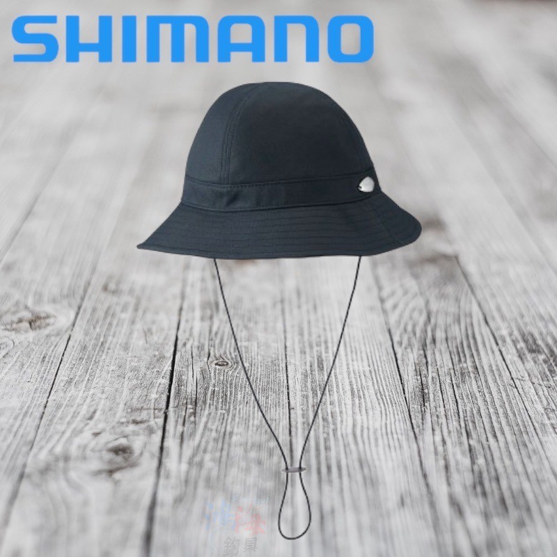 【中壢鴻海釣具】《SHIMANO》CA-011V黑色漁夫帽#M