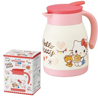 免運 現貨 日本進口 凱蒂貓 Hello Kitty 桌上型不鏽鋼保溫保冷水壺(VSP6/600ML) 賣場多款任選