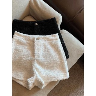Codibook｜韓國 Wansmall 高腰修身磨毛短褲［預購］短褲 牛仔短褲 女裝