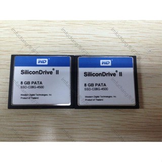【記憶卡】原裝WD SILICONDRIVE II CF卡 8G 工業級存儲PATA SSD-C08GI-4500/美好