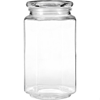台灣現貨 英國《Premier》8角玻璃密封罐(1.04L) | 保鮮罐 咖啡罐 收納罐 零食罐 儲物罐