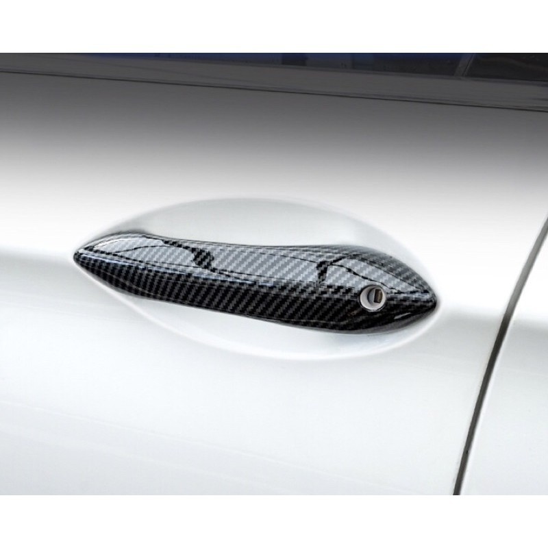 挑戰最低價 碳纖維改裝黑色碳纖維 BMW F10 F11 5GT 5 6 7系改裝碳纖維 手把 外門拉手 把手 外手把