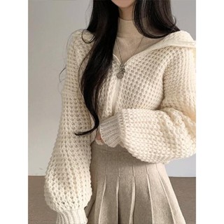 【Codibook】韓國 moodloveroom 華夫格針織連帽拉鍊外套［預購］拉鍊外套 女裝