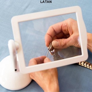 LATAN-放大鏡 閱讀器 明亮 LED閱讀器屏幕放大鏡 屏幕放大器 3倍放大鏡 居家實用工具