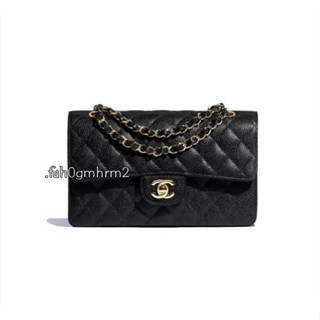 二手現貨 CHANEL A01113 黑色 荔枝皮 金鍊 23cm Classic COCO包 免運