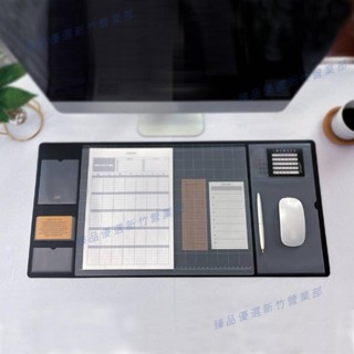 嘉義出貨♕多功能辦公桌墊防水桌面收納墊大尺寸滑鼠墊商務辦公桌墊收納防水墊PU桌墊PVC防水墊桌墊書桌墊滑鼠墊
