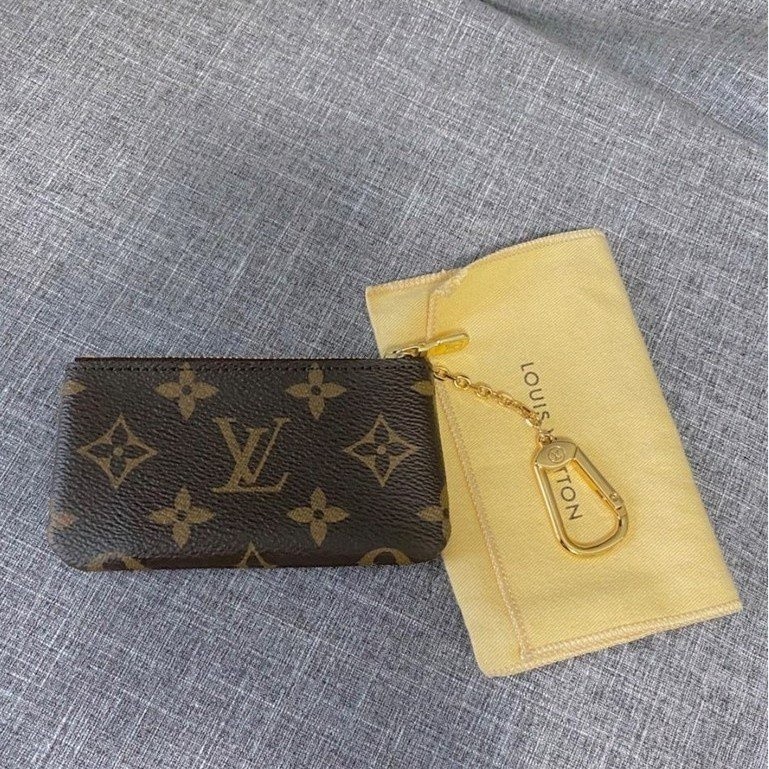 二手全新精品 LV 路易威登 Monogram 經典 老花 拉鏈 零錢包 錢包 鑰匙扣 鑰匙包 卡包