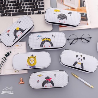 ㍿▨【客製化】【文具袋】 兒童節 小禮品 可愛 文具盒女 中學生 大容量 帆布筆袋 訂製印logo