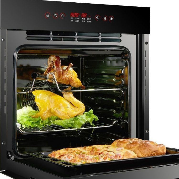 【限時優惠 瘋狂讓利】新款蒸烤箱空氣炸鍋家用蒸烤一體機套裝大容量智能觸控烘焙烤箱