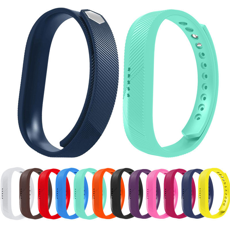 [YX]適用於Fitbit flex2智能心率手錶錶帶TPU矽膠錶帶運動款手錶帶