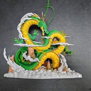 臺灣發貨 元氣動漫 GK雕像復刻版 YOYO 七龍珠公仔 神龍與小悟空 許願龍手辦 磁吸 可發光 雕像 模型 收藏