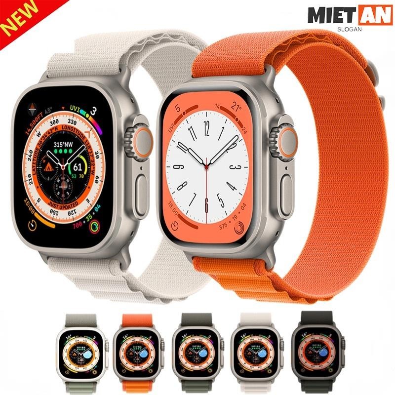 MIETAN-適用於蘋果Apple Watch Band Ultra高山回環尼龍手錶帶 iWatch 8/7/6/5代通