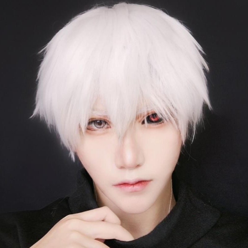 二次元假髮 COS假髮 二次元動漫cosplay假發假毛 東京喰種/金木研 男女通用短發