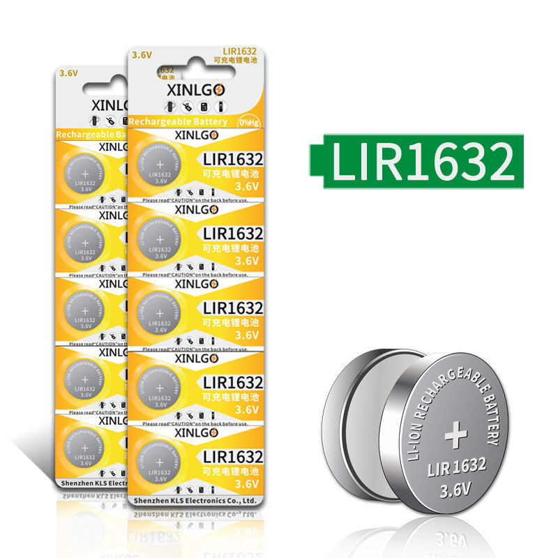 紐扣電池 小電池 LIR1632 3.6V紐扣 電池 可充電汽車鑰匙遙控器計算器手表原裝 電池