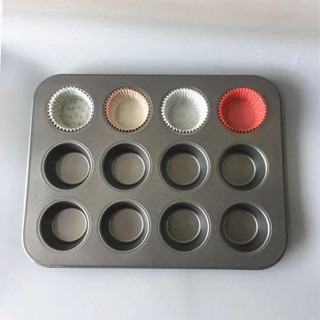 Mini 12 Muffin Pudding Mould CupCake Pan迷你12連烤盤蛋糕模具