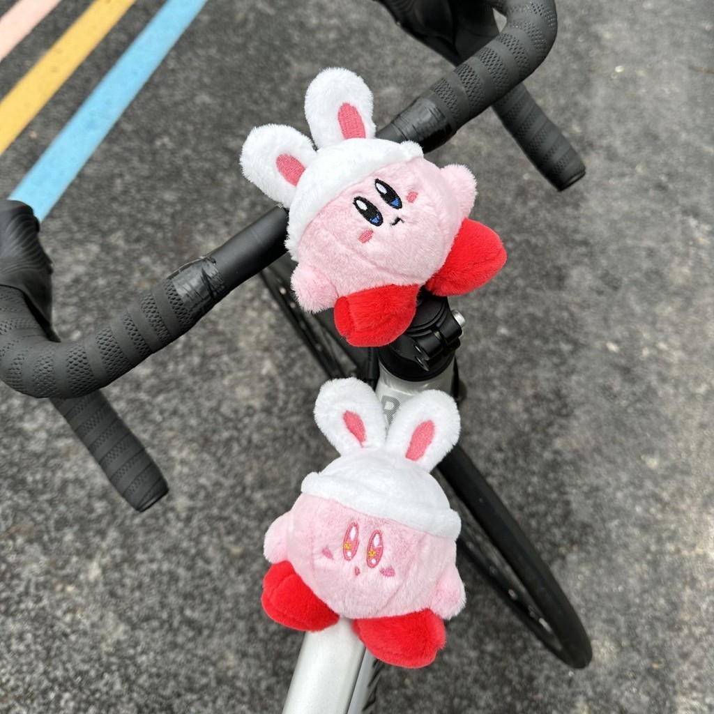 自行車裝飾 飾品 星之卡比自行車掛件可愛公路車車山地車把裝飾電動車公仔玩偶卡通 自行車裝飾掛件