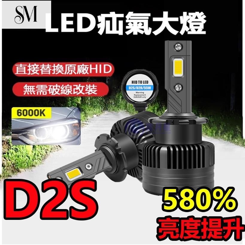 【SYM】HID大燈 超亮 汽車LED疝氣燈 D2S D2R 35W原廠直插替換 100%解碼 汽車魚眼大燈 頭燈 燈泡