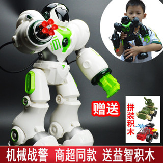 臺灣熱銷｜新威爾機械警察遙控機器人玩具智能對話電動跳舞兒童小男孩3-6嵗｜免運