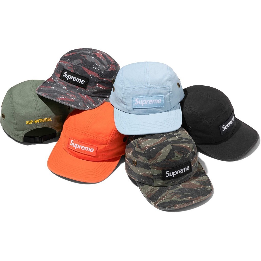 Supreme 2024 S/S 春夏 Military Camp Cap 厚貼布 帽子