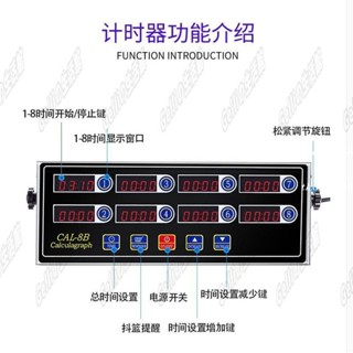 熱銷中🎉正版⊕110V烘焙計時器 八通道計時器 商用計時器 廚房商用3段抖籃提醒器 漢堡 炸雞 奶茶店 烘焙倒計時