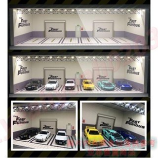 亞剋力汽車模型展示 停車場模型 1:64汽車模型展示 停車場景模型 模型展示盒 車位模型 汽車展示盒🍀 0203 🍀