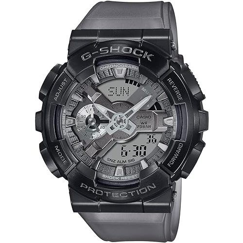 日本行貨★CASIO G-SHOCK 黑金屬外殼強悍、剛毅與時尚運動型GM-110-1AJF GM-110-1A