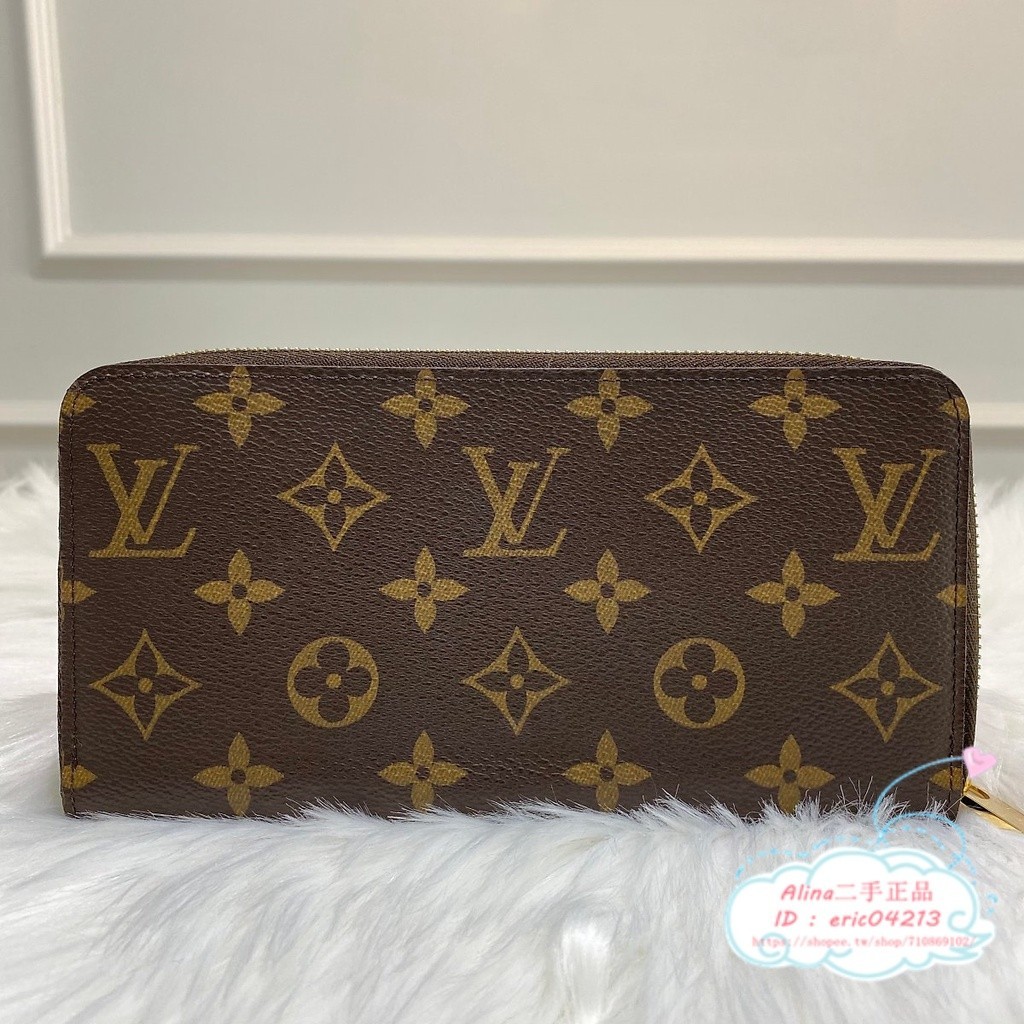 【Alina二手正品】LV 路易威登 ZIPPY M42616棕色 拉鏈長夾/錢包/手拿包 M41895 M41894