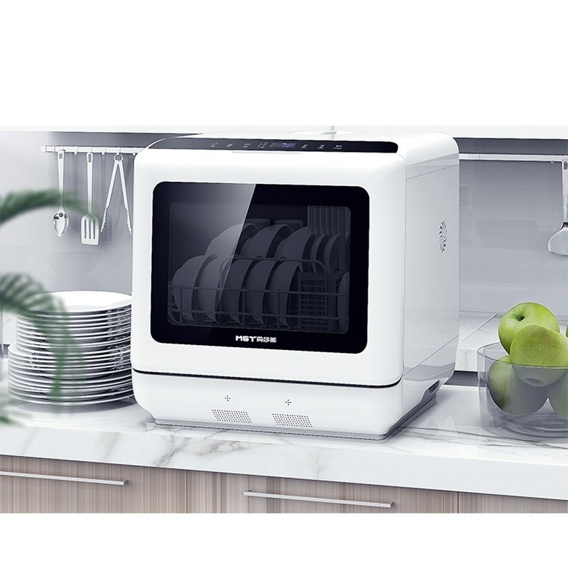 [訂金][廠家直銷]家用全自動洗碗機小型烘乾刷碗機 免安裝消毒殺菌台式洗碗機