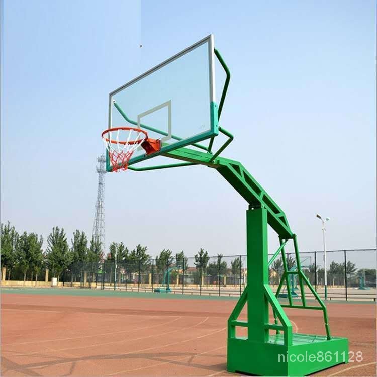 【廠傢 直銷】移動籃球架戶外成人學校傢用訓練比賽標準室外可陞降地埋式籃球架 SHMD