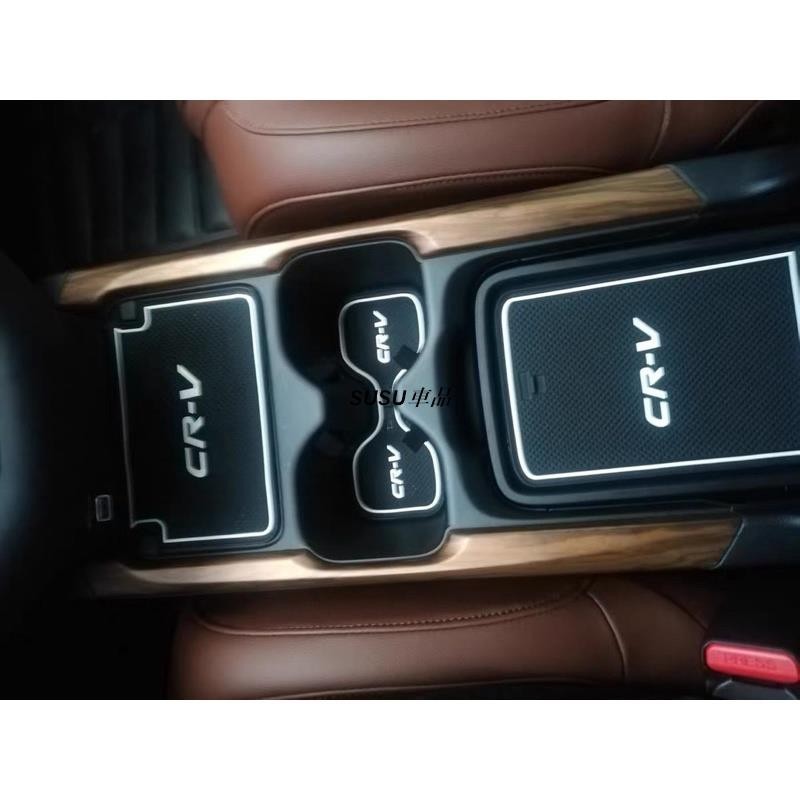 SUSU車品💞HONDA CRV 3代 4代 5.5代 防滑墊 水杯墊 防刮 內裝 門槽墊 手套箱墊 扶手箱墊 置物箱