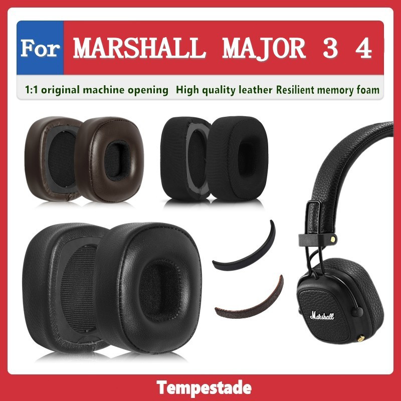 適用於 for MARSHALL MAJOR III IV 3 4 耳罩 耳墊 耳機套 頭戴式耳機保護套 耳機海綿