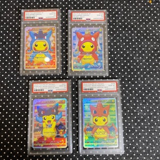 寶可夢PTCG Pokemon口袋妖怪寵物小精靈皮卡丘Cosplay變裝閃卡4張 適暢專營