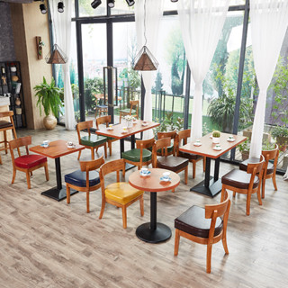 【未來陽光傢俬】火鍋甜品餐飲燒烤店實木桌椅組合沙發卡座餐廳小吃快餐館飯店定製可開發票